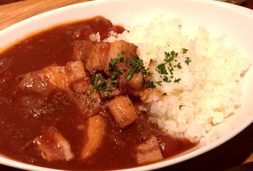 今週の週替わりランチ とろとろ豚バラ肉と牛すじのハヤシライス 0円